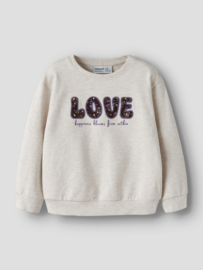 Trui NAME IT GIRLS love peyote melange