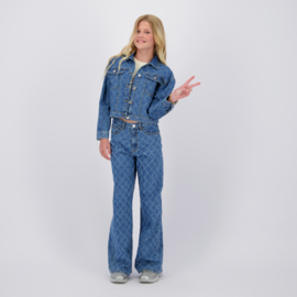 Spijkerjasje RAIZZED GIRLS Tula mid blue stone