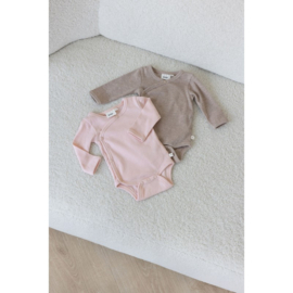 Wikkelromper rib FEETJE the magic is in you taupe