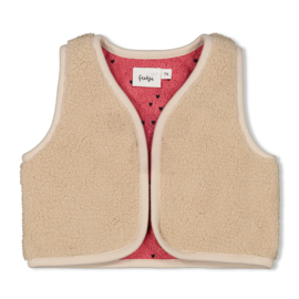 Teddy gilet FEETJE queen of hearts 51200041