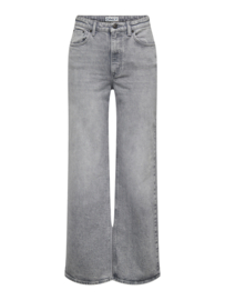 Broek ONLY JUICY wide leg grey