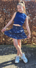 Rokje IBJ leafprint blue (970210)