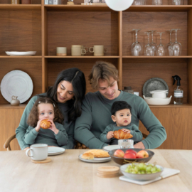 Familiepyjama FEETJE zeegroen