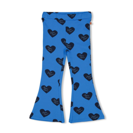 Flared broek JUBEL amour toujours blauw aop 92200441