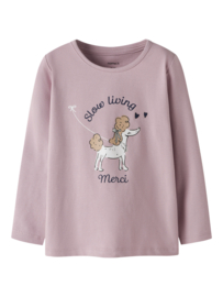 Longsleeve NAME IT GIRLS Rogina roze