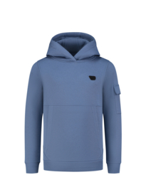 Hoodie BALLIN junior sleeve pocket blue grey 24037364