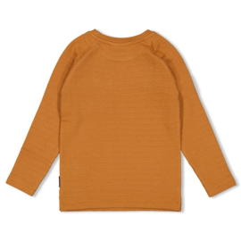 Longsleeve STURDY waves and whales hazelnoot 71600640