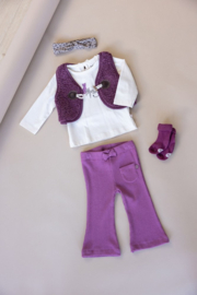 Teddy gilet FEETJE better together Lila 51200042