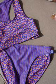 Reversible bikini JUST BEACH 5011 eclectic panter