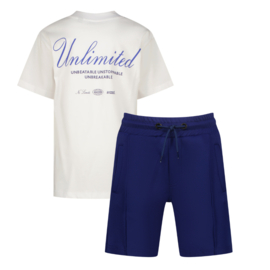 RAIZZED BOYS set wit/blauw