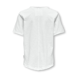 Long t-shirt ONLY&SONS Benne white