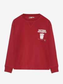 Longsleeve DAILY7 BOYS chest print rhythmic red 920408