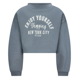 Short sweater RETOUR GIRLS Puck steel grey (RJG-053-702)