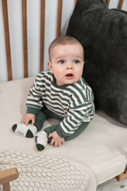 Sweater oversized FEETJE wiggle and waddle 51602842 groen