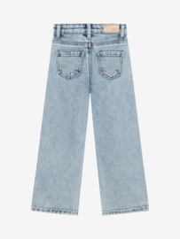 Wide fit jeans DAILY7 GIRLS 930366 blue denim studs