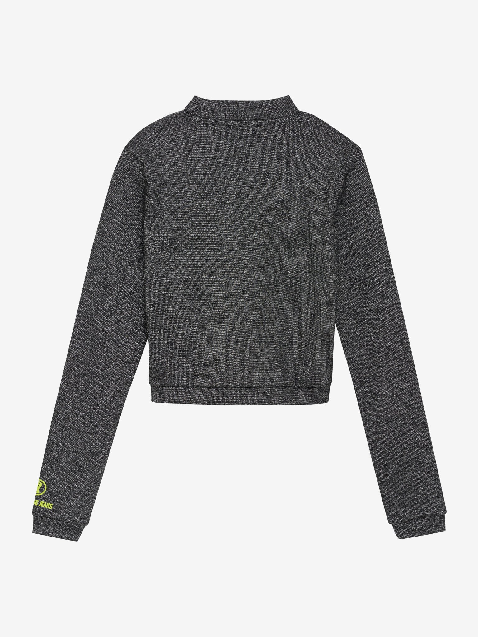 Cropped longsleeve IBJ girls black 970479