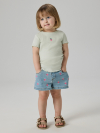 Korte broek NAME IT girls Rose light blue denim