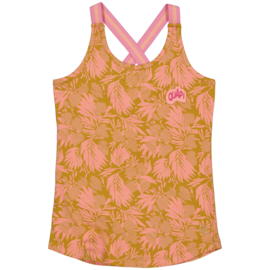 Singlet QUAPI Birthe aop pink leaves