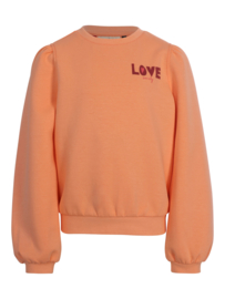 Sporty sweater LOOXS little 7364 orange peach