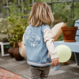 Oversized bomber jacket DAILY7 Ashley blue (920113)