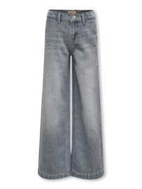 Wide leg jeans ONLY comet grey