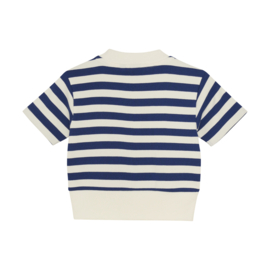 Cropped shirt IBJ blue print (970123)