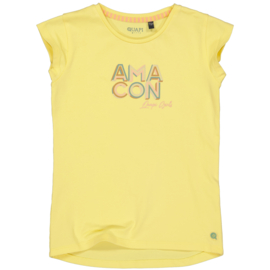 Shirt QUAPI tecilia yellow sand