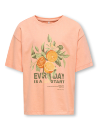 Shirt ONLY Helen oranje
