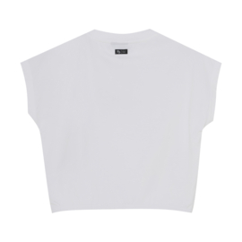 Wide cropped shirt IBJ bright white (970181)