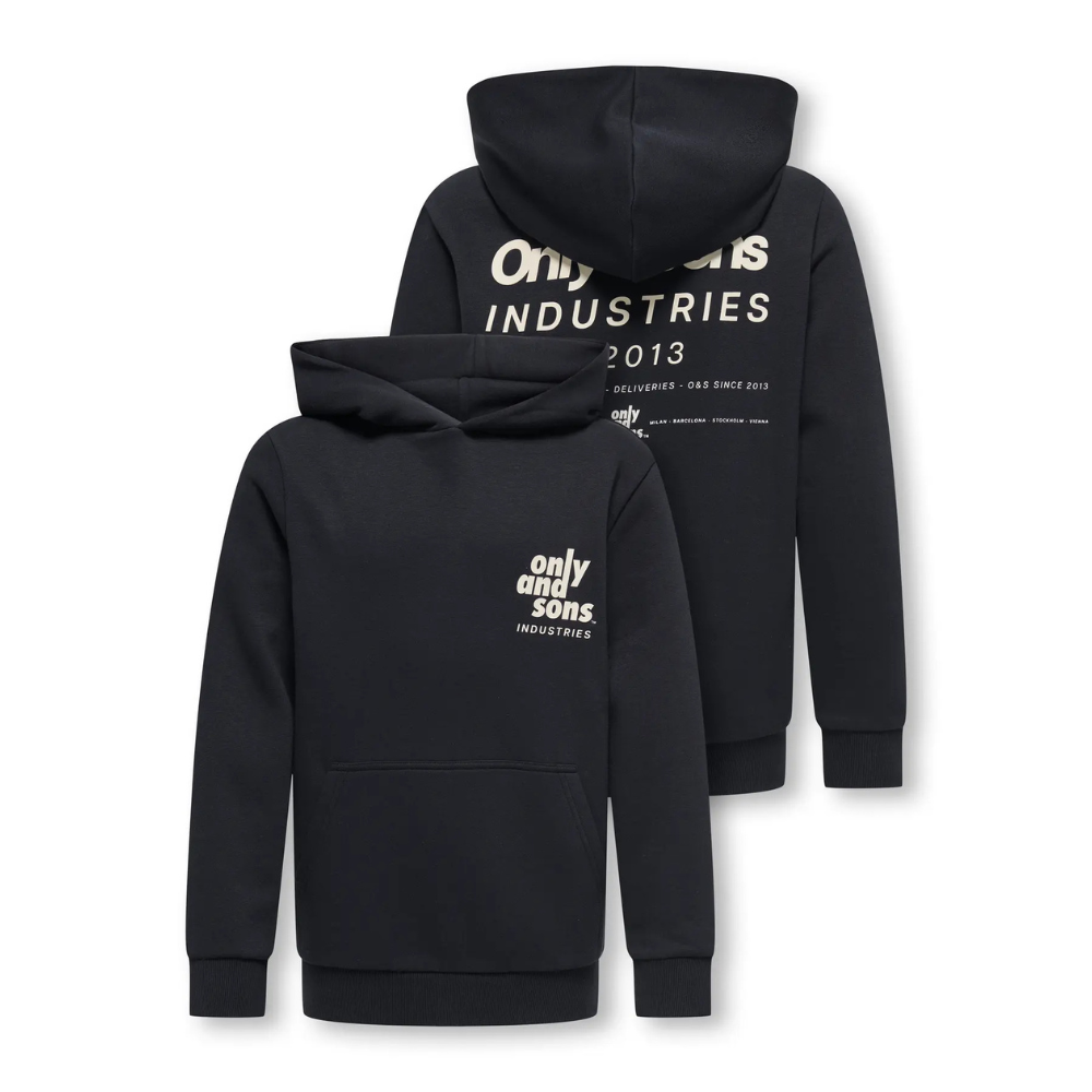 Hoodie ONLY&SONS Hudson zwart