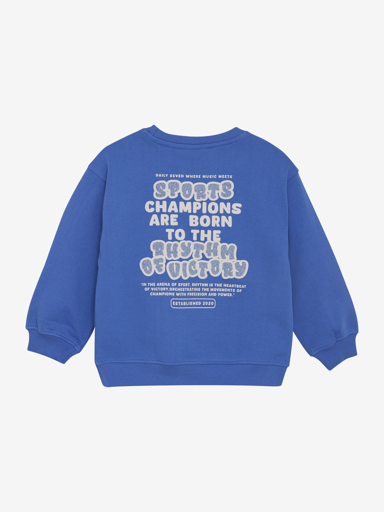 Sweater oversized DAILY7 dusty kobalt 920176