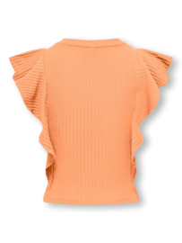 Shirt ONLY nella ruffle oranje