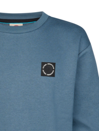 Sweater PETROL round neck B-3060-SWR394 storm blue