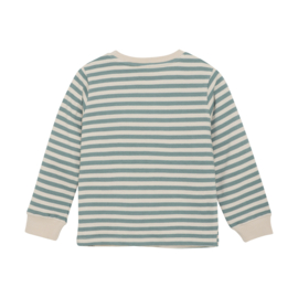 Longsleeve small stripe DAILY7 ocean green (920121)