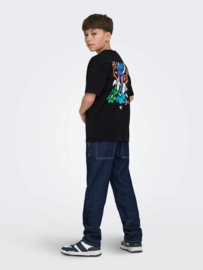 Shirt ONLY&SONS Fred black flower