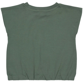 Cropped top QUAPI beertje dark green