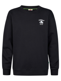 Sweater PETROL round neck B-3060-SWR376 deep black