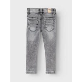 Skinny jeans NAME IT Polly light grey denim