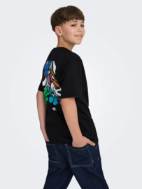 Shirt ONLY&SONS Fred black flower