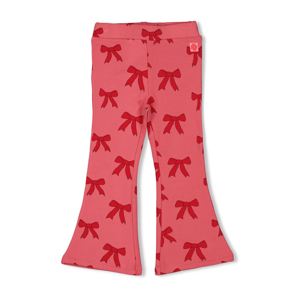 Flared broek JUBEL queen of hearts roze 92200495