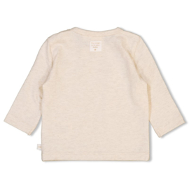 Longsleeve FEETJE the magic is in you offwhite melange