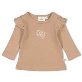 Longsleeve Feetje Stay Magical hazelnoot 51602425