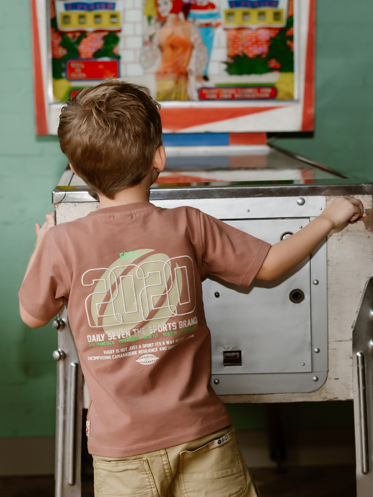 Shirt DAILY7 BOYS burlwood 920197