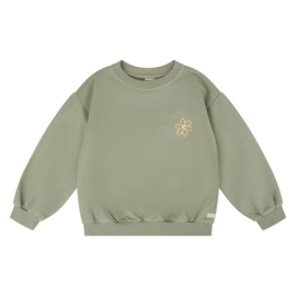 Oversized sweater DAILY7 light army 930037