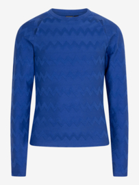 Longsleeve IBJ girls royal blue 970044