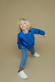 Sweater STURDY waves and whales aqua 71600646