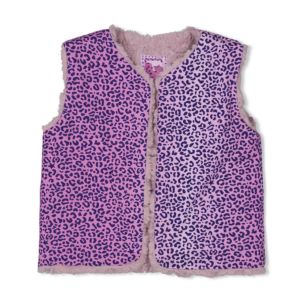 Omkeerbaar gilet JUBEL wild soul lila 91200019