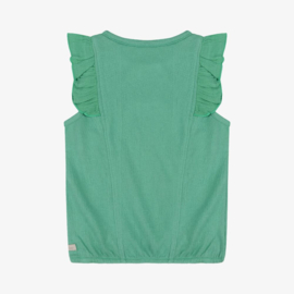 Organic singlet DAILY7 3150 ruffle green