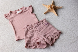 Korte broek FEETJE starfish wishes mauve 52100425