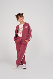 Sporty broek JUBEL moon flowers 92200521 mauve